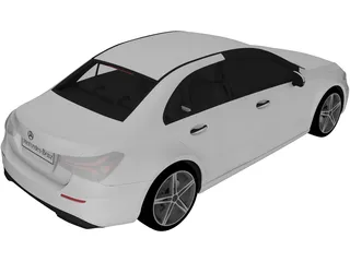Mercedes-Benz A-Class Sedan  [W177] 3D Model preview