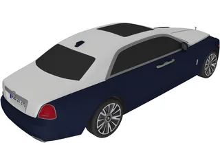 Rolls-Royce Ghost (2018) 3D Model preview