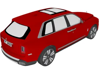 Rolls-Royce Cullinan (2019) 3D Model preview
