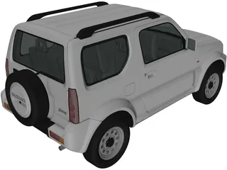 Suzuki Jimny (2012) 3D Model preview