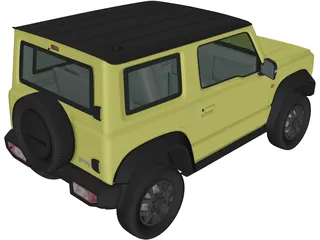 Suzuki Jimny (2019) 3D Model preview