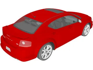Dodge Avenger RT (2012) 3D Model preview