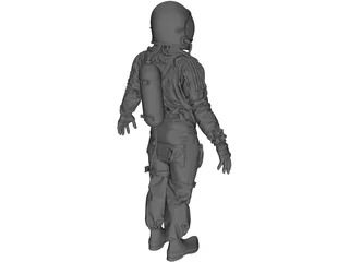 Astronaut 3D Model preview