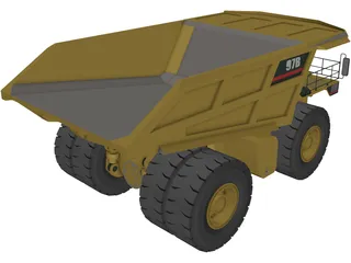 Caterpillar 797B 3D Model preview