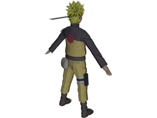 Naruto Teen 3D Model preview