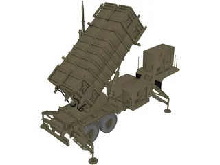 Patriot MIM-104 3D Model preview