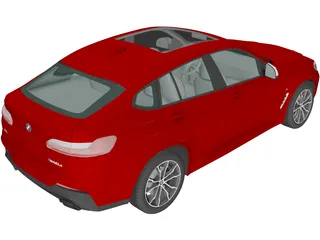 BMW X4 M40d [G02] (2019) 3D Model preview