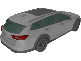 Opel Insignia Country Tourer (2017) 3D Model preview