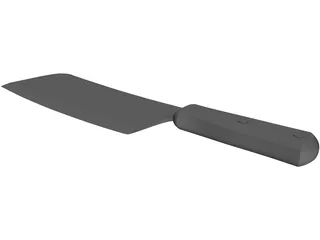 Meat Cleaver 3D Model preview