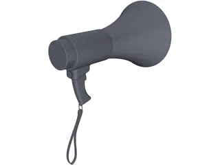Megafone 3D Model preview