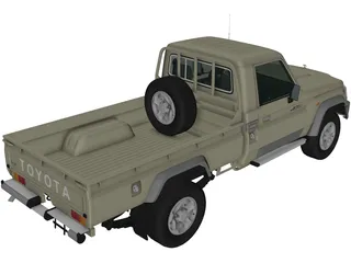 Toyota Land Cruiser [J79] (2007) 3D Model preview
