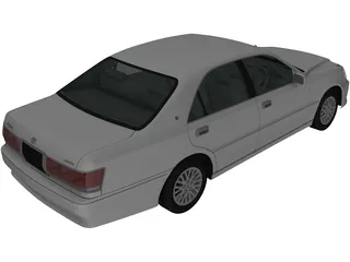 Toyota Crown S170 (2001) 3D Model preview