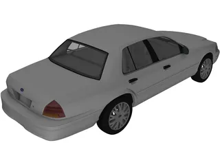 Ford Crown Victoria (2005) 3D Model preview