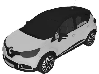 Renault Captur (2013) 3D Model preview