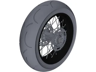 Wheel 5,0x17 3D Model preview