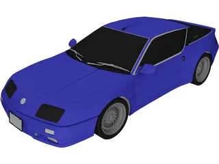 Renault Alpine (1990) 3D Model preview