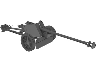 PAK 40 3D Model preview