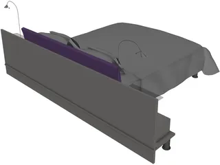 Bed 3D Model preview