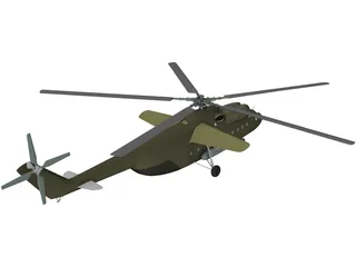 Mil Mi-6 Hook 3D Model preview