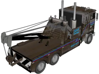 Kenworth K-100 Wrecker 3D Model preview