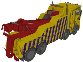 Kenworth Wrecker K100 3D Model preview
