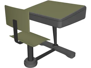 Desk 3D Model preview