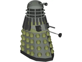 Doctor Who Darlek 3D Model preview