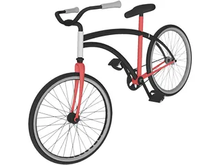 Bicycle 3D Model preview