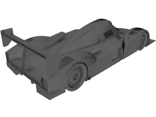 Peugeot 2008 Le Mans 3D Model preview