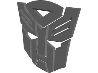 Transformers Autobot Symbol 3D Model preview