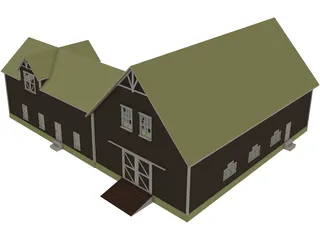 Barn 3D Model preview