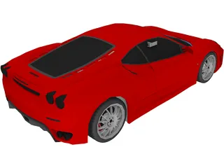 Ferrari F430 3D Model preview