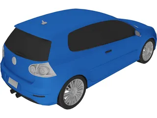 Volkswagen Golf V R32 3D Model preview