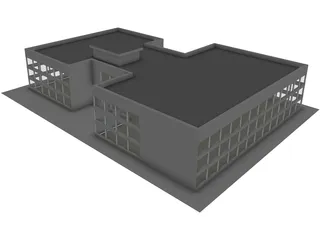Commercial Center 3D Model preview