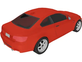 BMW M3 3D Model preview