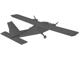 Vulcanair P.68 Observer 3D Model preview
