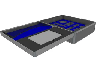 Aluminium Case 3D Model preview