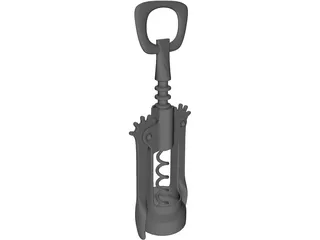 Cork Screw 3D Model preview