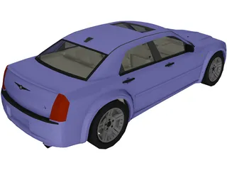 Chrysler 300C 3D Model preview