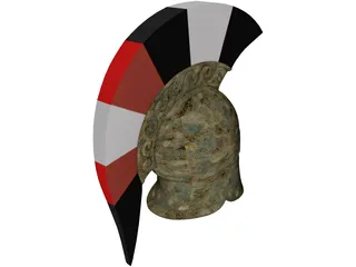 Greek Helmet 3D Model preview