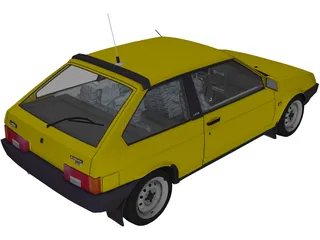VAZ 2108 3D Model preview