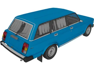 VAZ 2104 3D Model preview