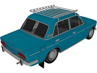 VAZ 2103 3D Model preview