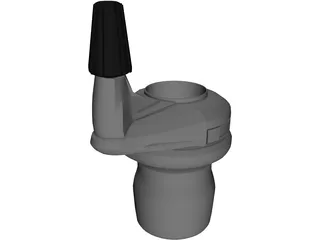 SRAM 7 Gripshift 3D Model preview