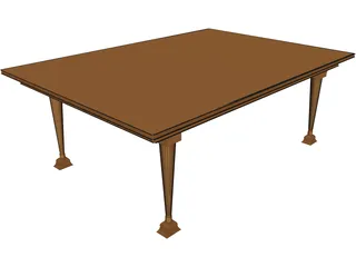 Table 3D Model preview