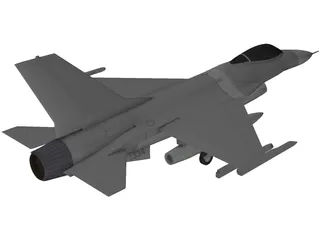 F-16 Falcon 3D Model preview