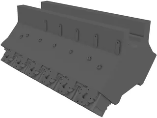 V12 Diesel Engine 3D Model preview