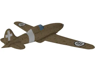 Macchi C.202 Folgore 3D Model preview