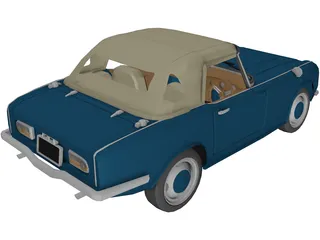 Honda s800 3D Model preview