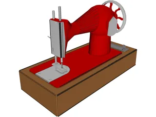 Zinger Toy Wewing Machine 3D Model preview